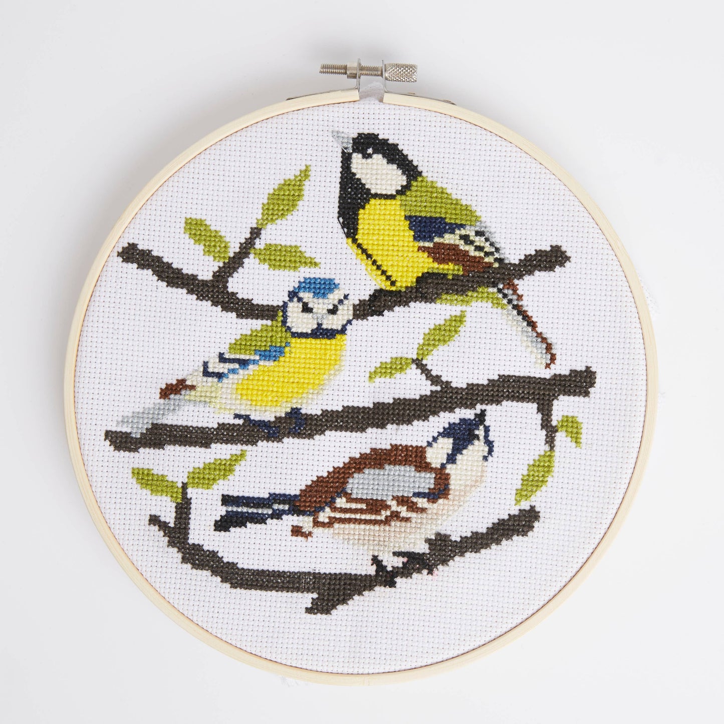 Natural History Museum Cross Stitch Kit, Tits Design 14cm
