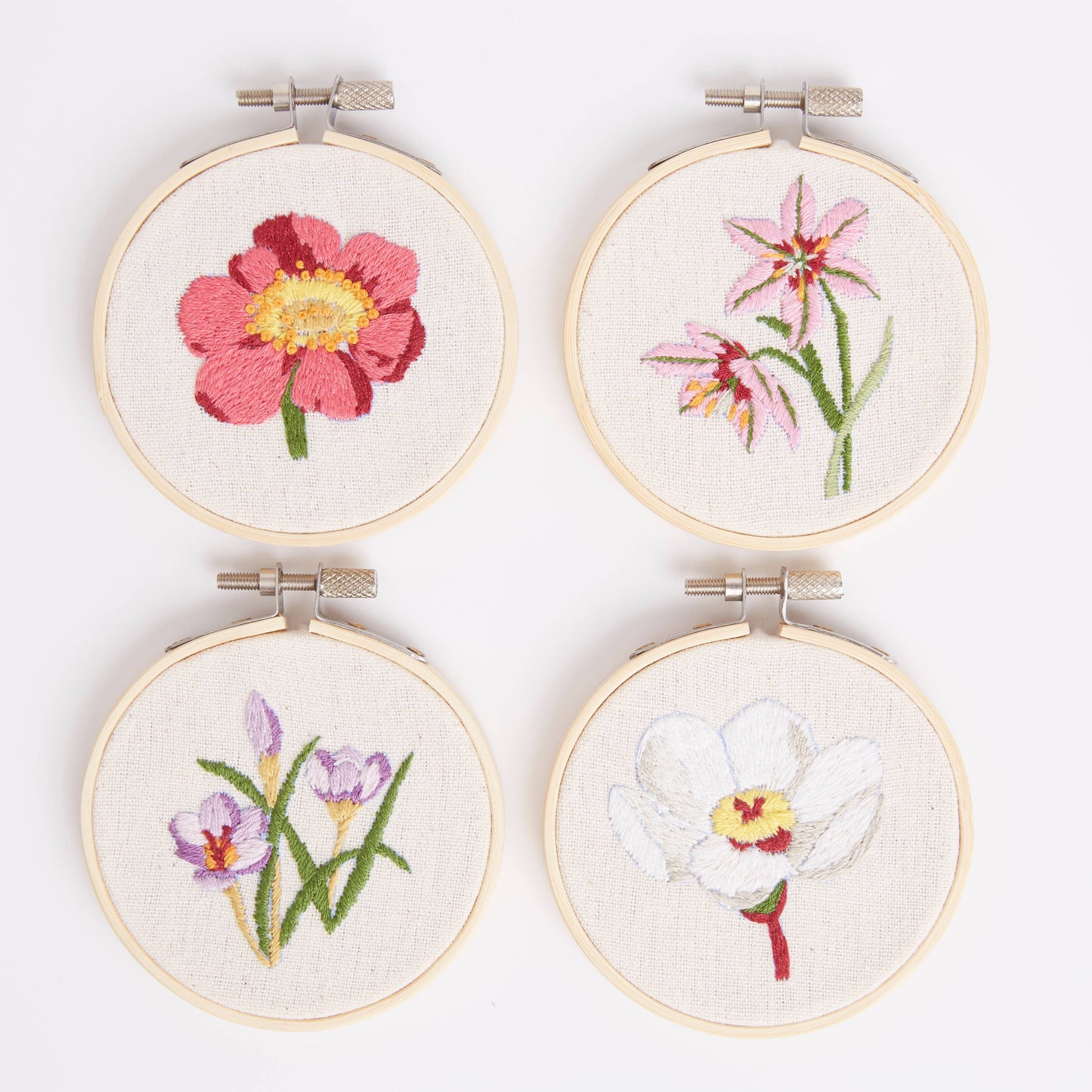 Royal Horticultural Society Embroidery Hoop Pastel Florals