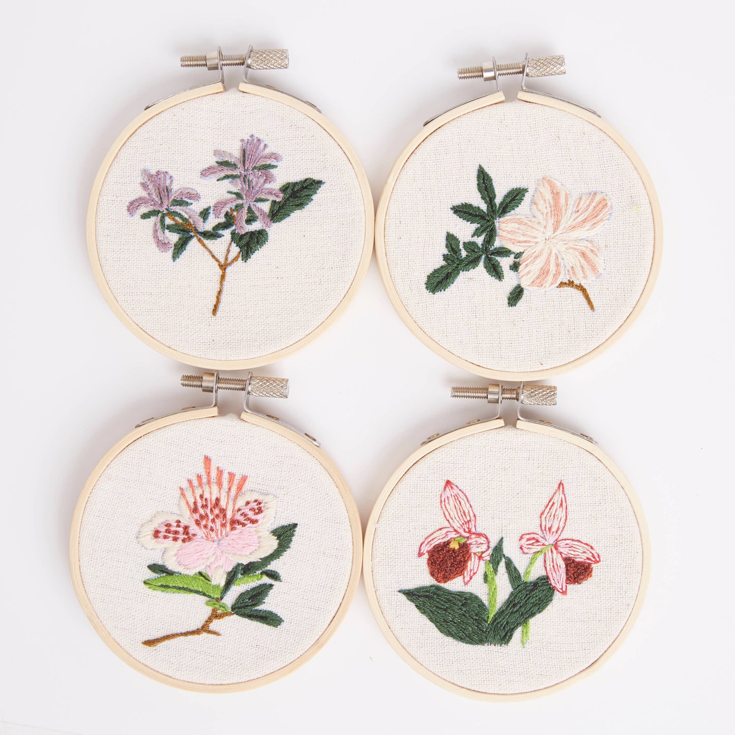 Royal Horticultural Society Embroidery Hoop Miniature Floral