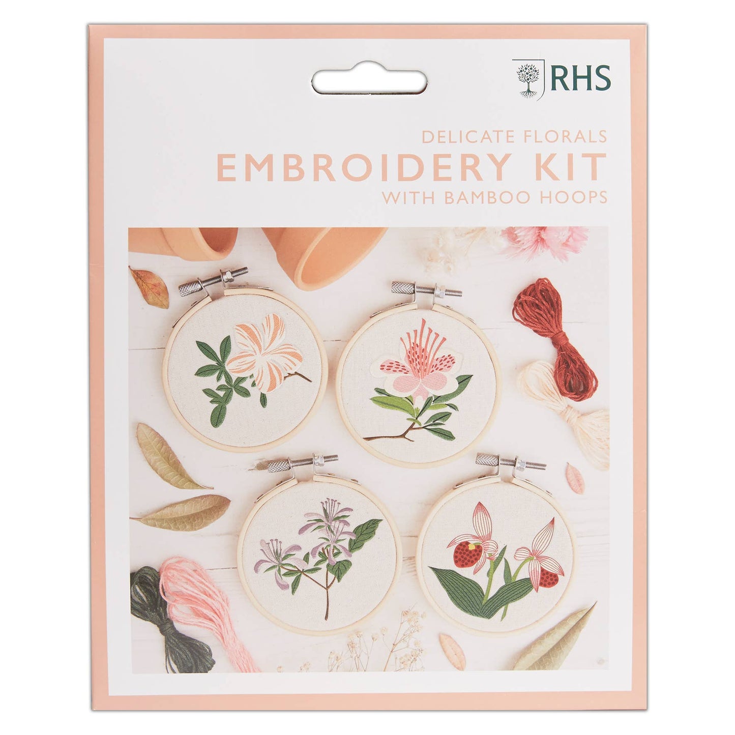 Royal Horticultural Society Embroidery Hoop Miniature Floral