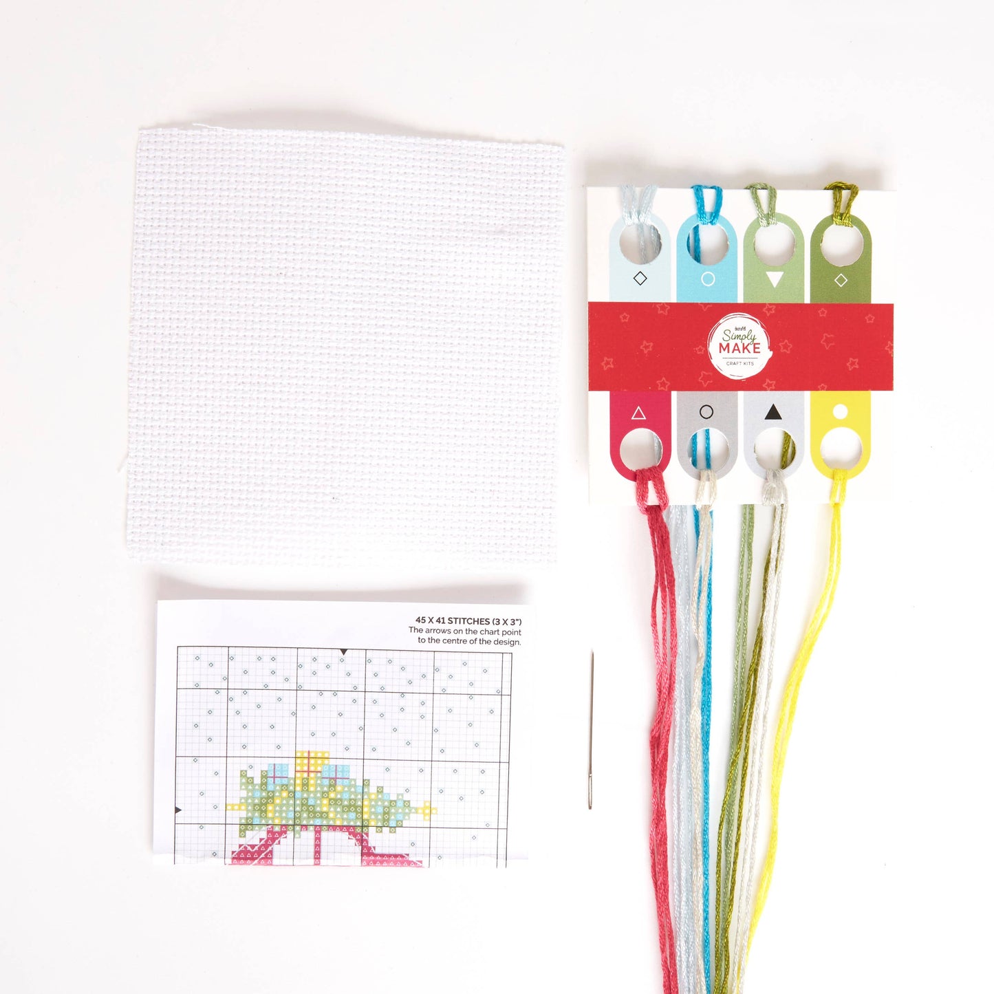 Simply Make Cross Stitch Kit Christmas Icons 4 Pack