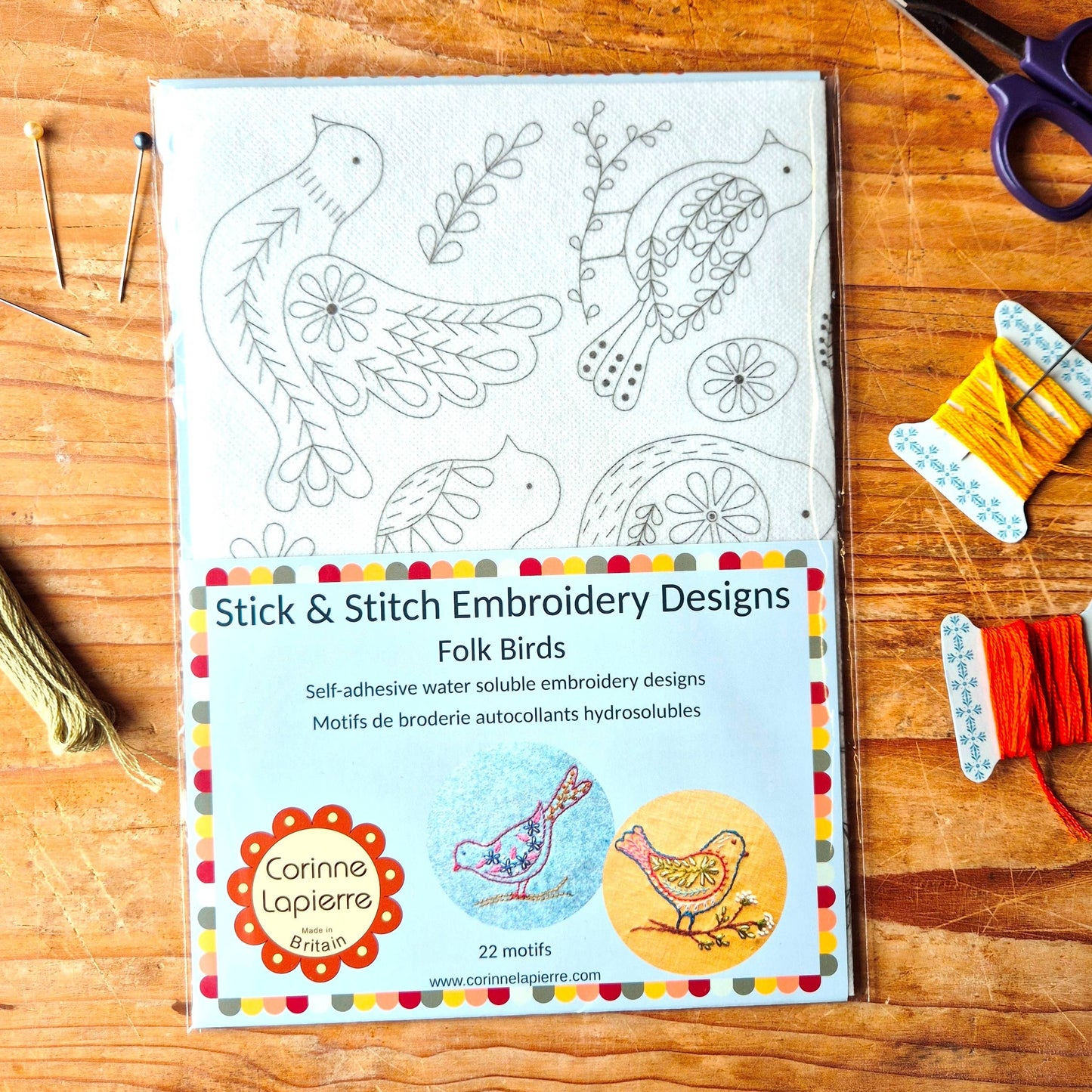 Stick and Stitch Embroidery: Folk Cats