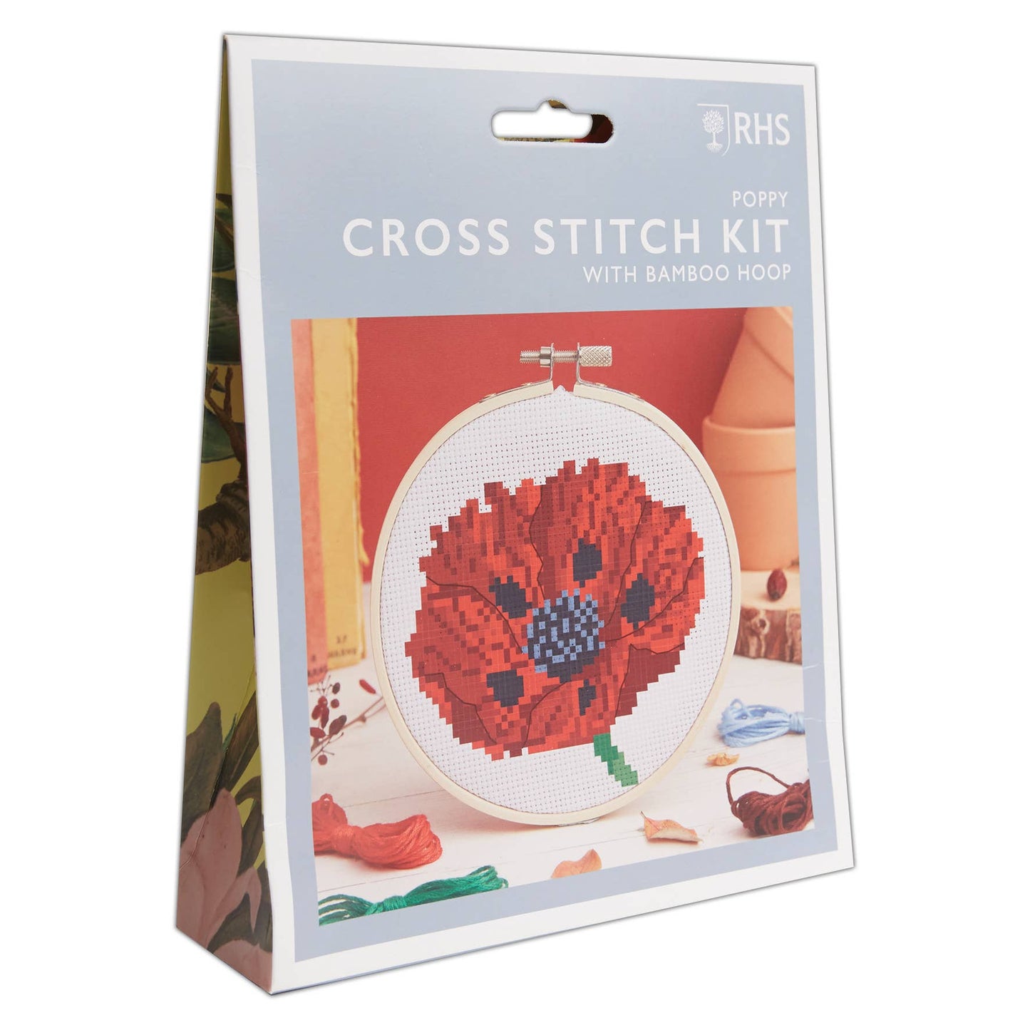 Royal Horticultural Society Cross Stitch, Poppy, 14cm