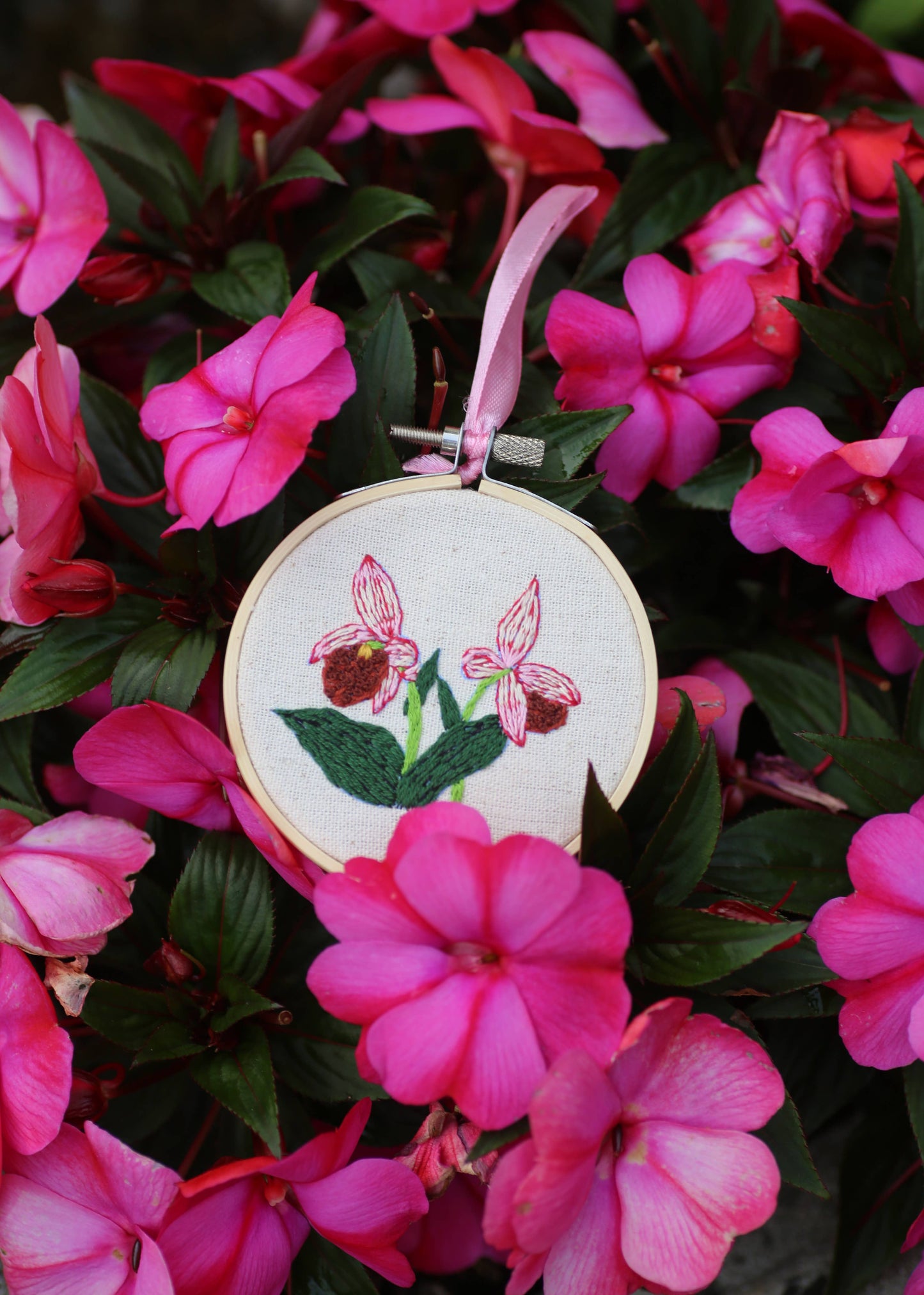 Royal Horticultural Society Embroidery Hoop Miniature Floral
