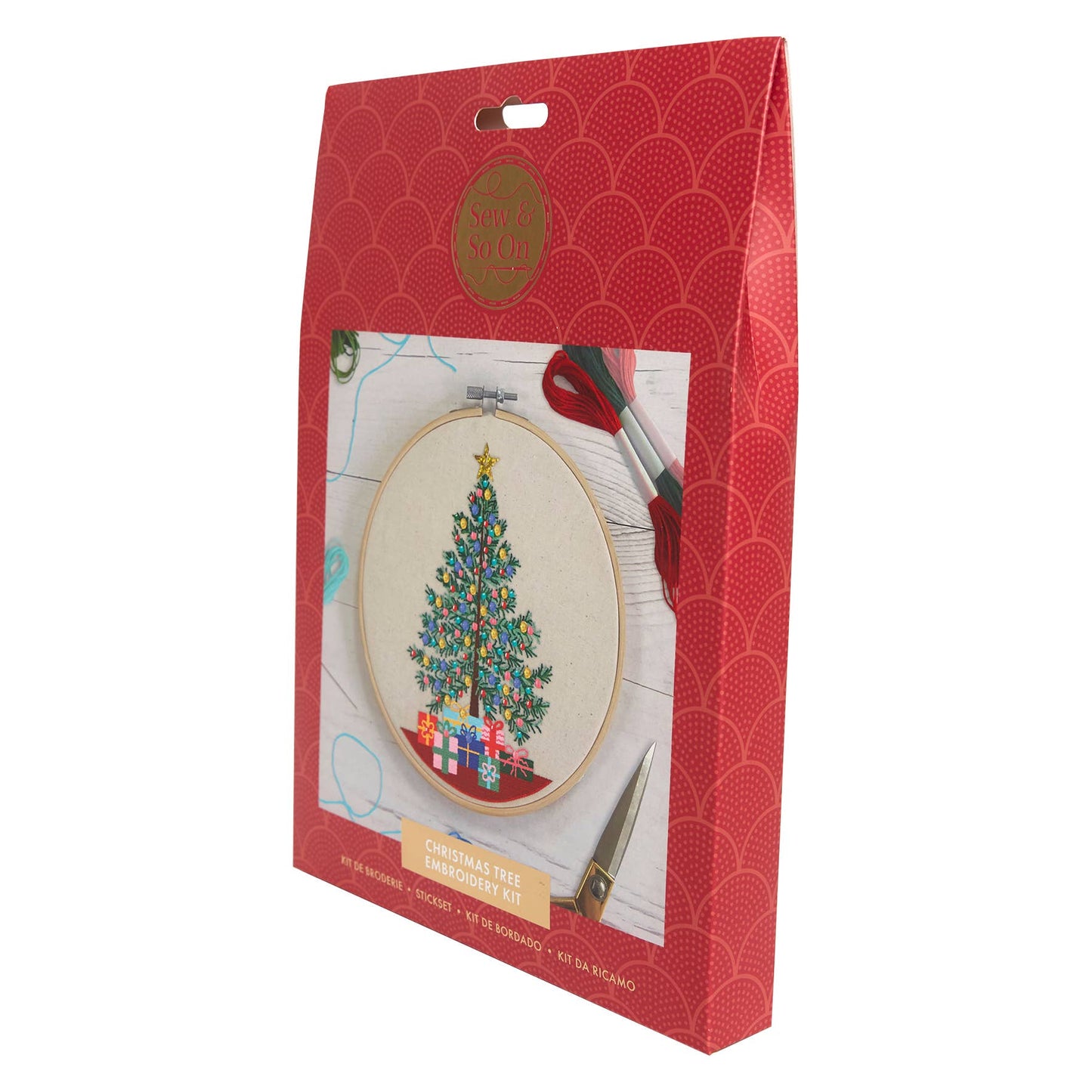 Sew & So On Embroidery Kit – Christmas Tree