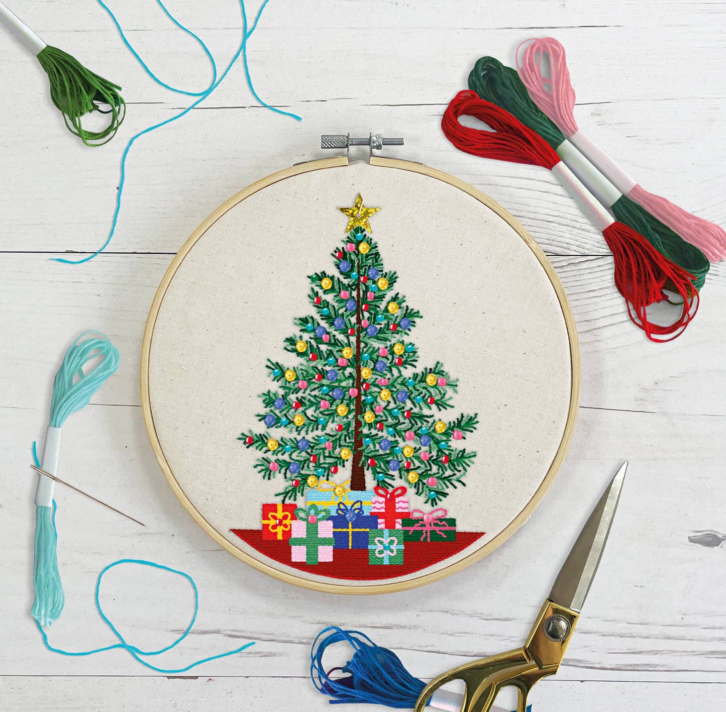 Sew & So On Embroidery Kit – Christmas Tree