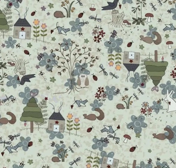 Lynette Anderson Favourites Tree House Bird Bee Cream