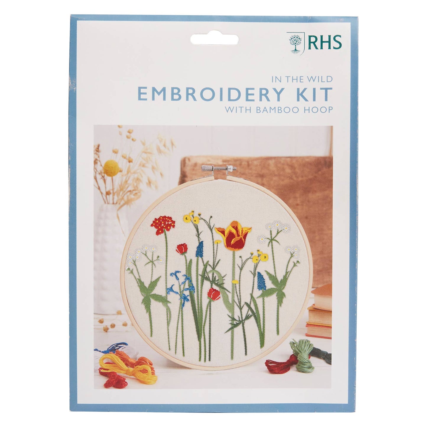 Little Blossom Shop now stock ROYAL HORTICULTURAL SOCIETY bring you this stunning Embroidery Kit, with a beautiful In the Wild design.