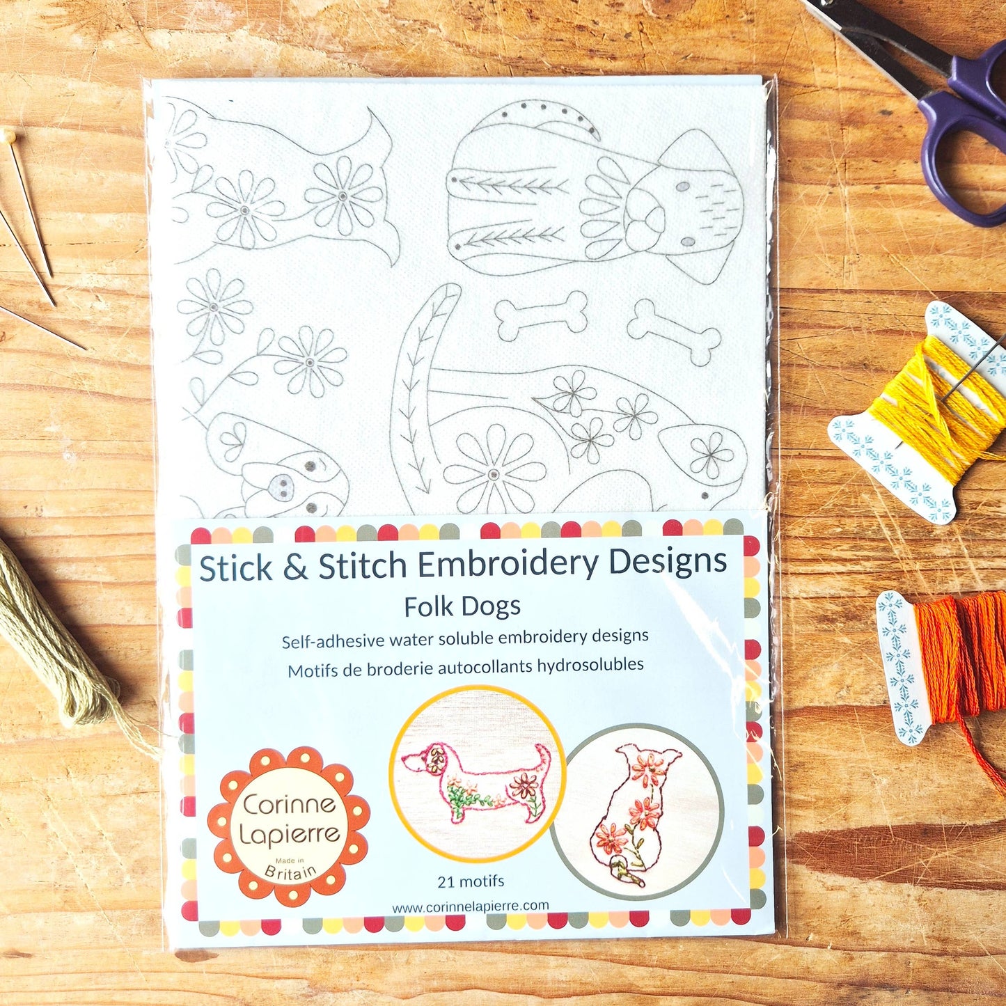 Stick and Stitch Embroidery: Folk Cats