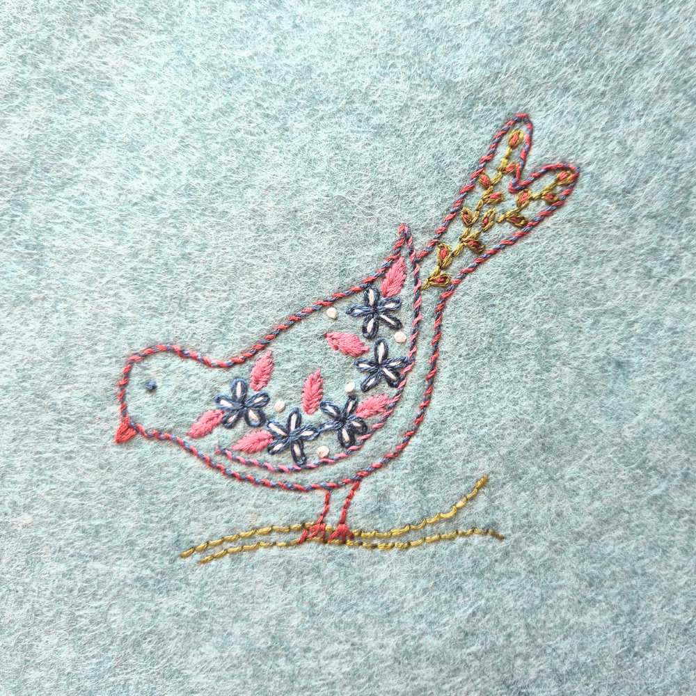 Stick and Stitch Embroidery: Folk Cats