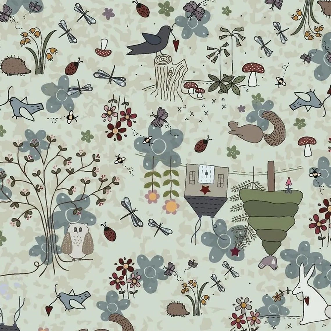 Lynette Anderson Favourites Tree House Bird Bee Cream