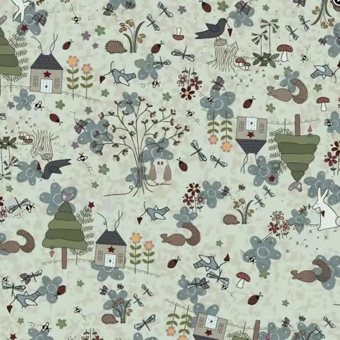 Lynette Anderson Favourites Tree House Bird Bee Cream