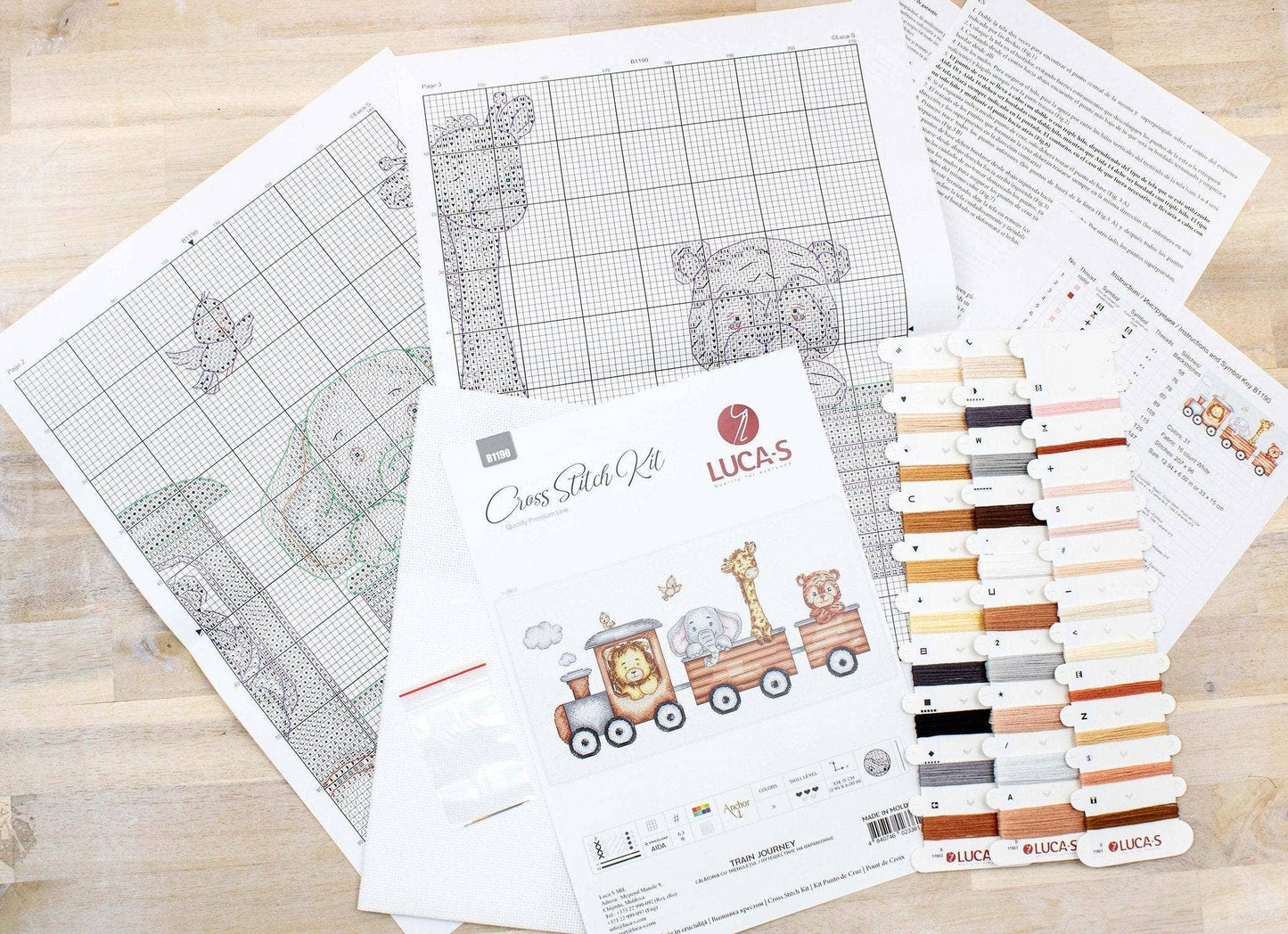 Cross Stitch Kit Luca-S - Train Journey, B1190