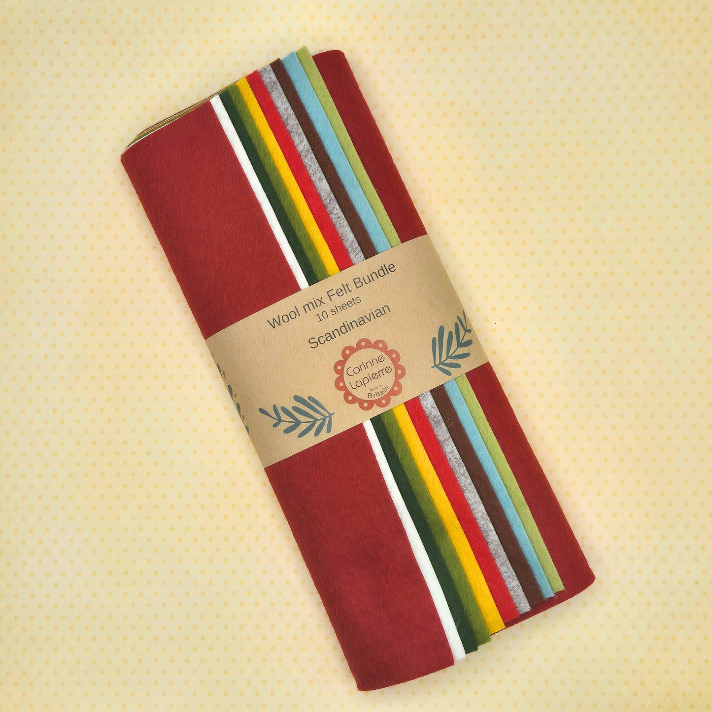 Felt Bundle of 10 Sheets - 10 themes: Bohemian