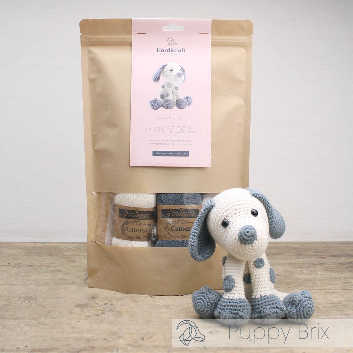 DIY Crochet Kit - Brix Puppy