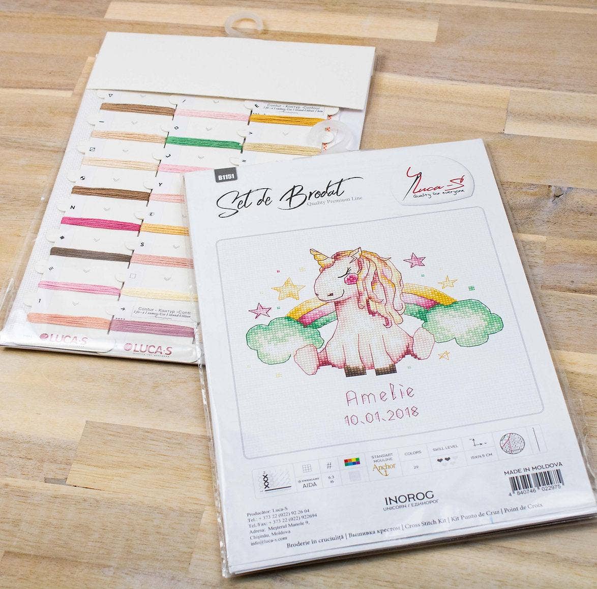 Cross Stitch Kit Luca-S - Unicorn, B1151