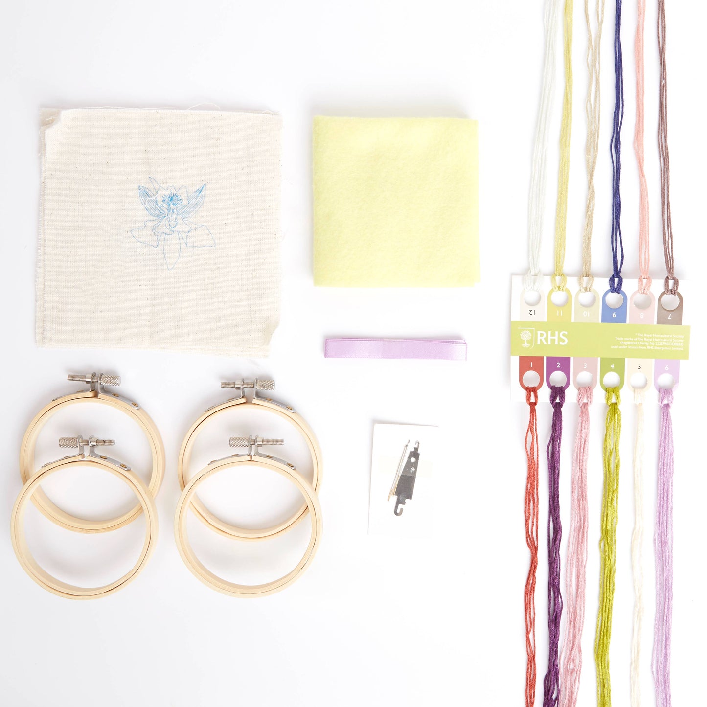 Royal Horticultural Society Embroidery Hoop Kit, Orchids
