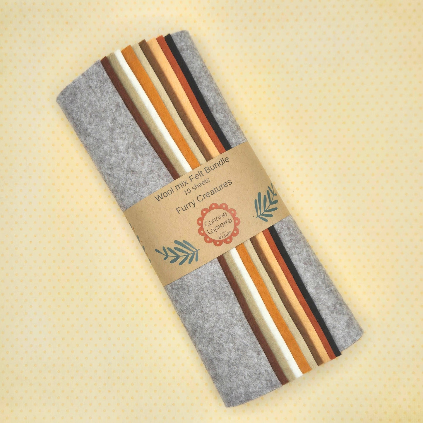 Felt Bundle of 10 Sheets - 10 themes: Bohemian