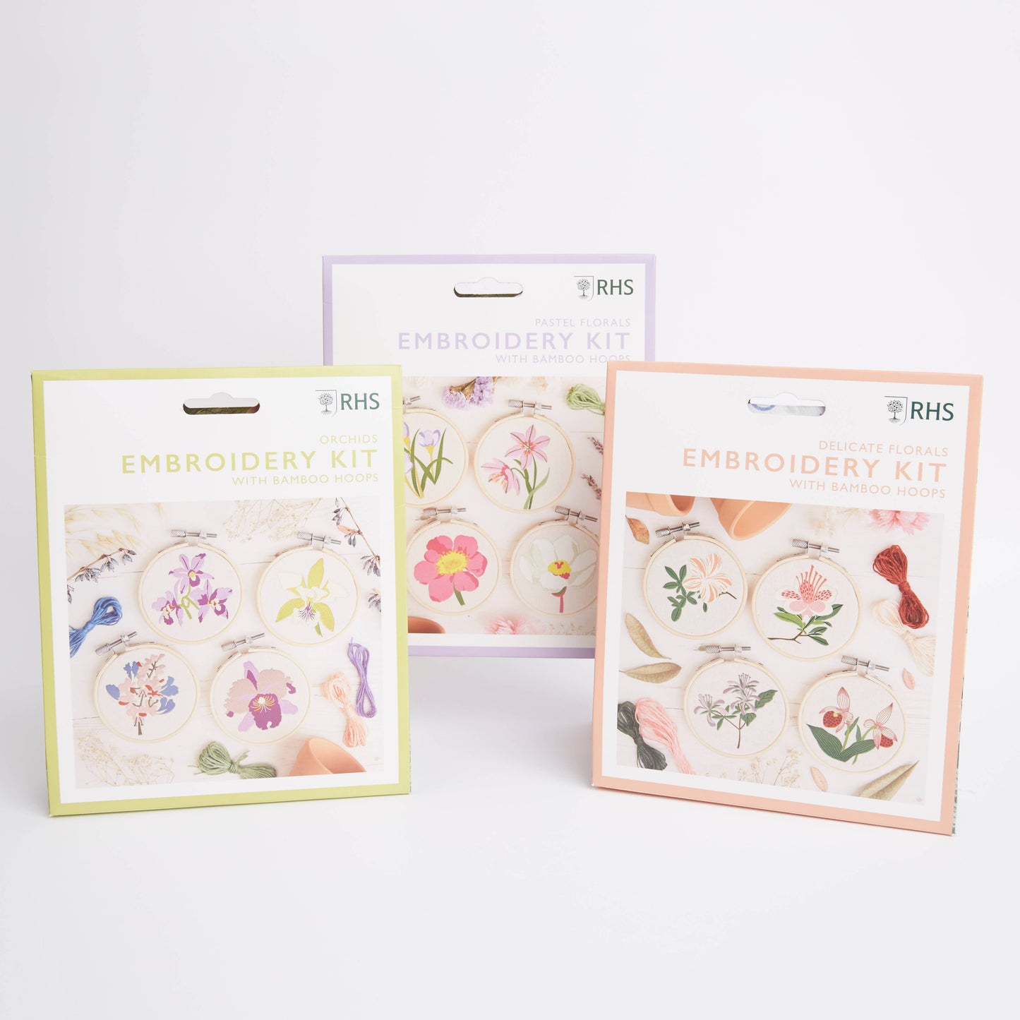 Royal Horticultural Society Embroidery Hoop Kit, Orchids