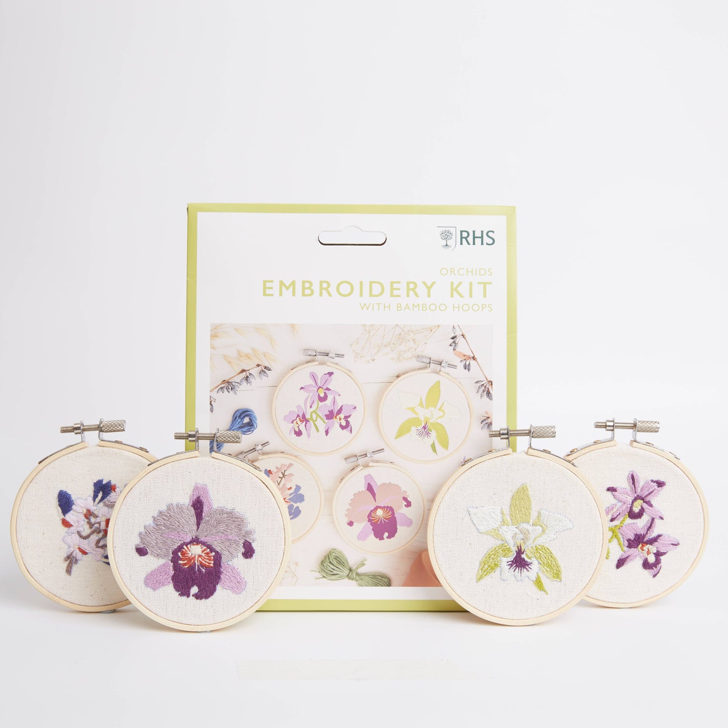 Royal Horticultural Society Embroidery Hoop Kit, Orchids