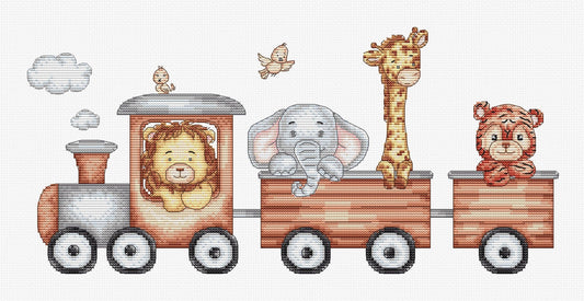 Cross Stitch Kit Luca-S - Train Journey, B1190