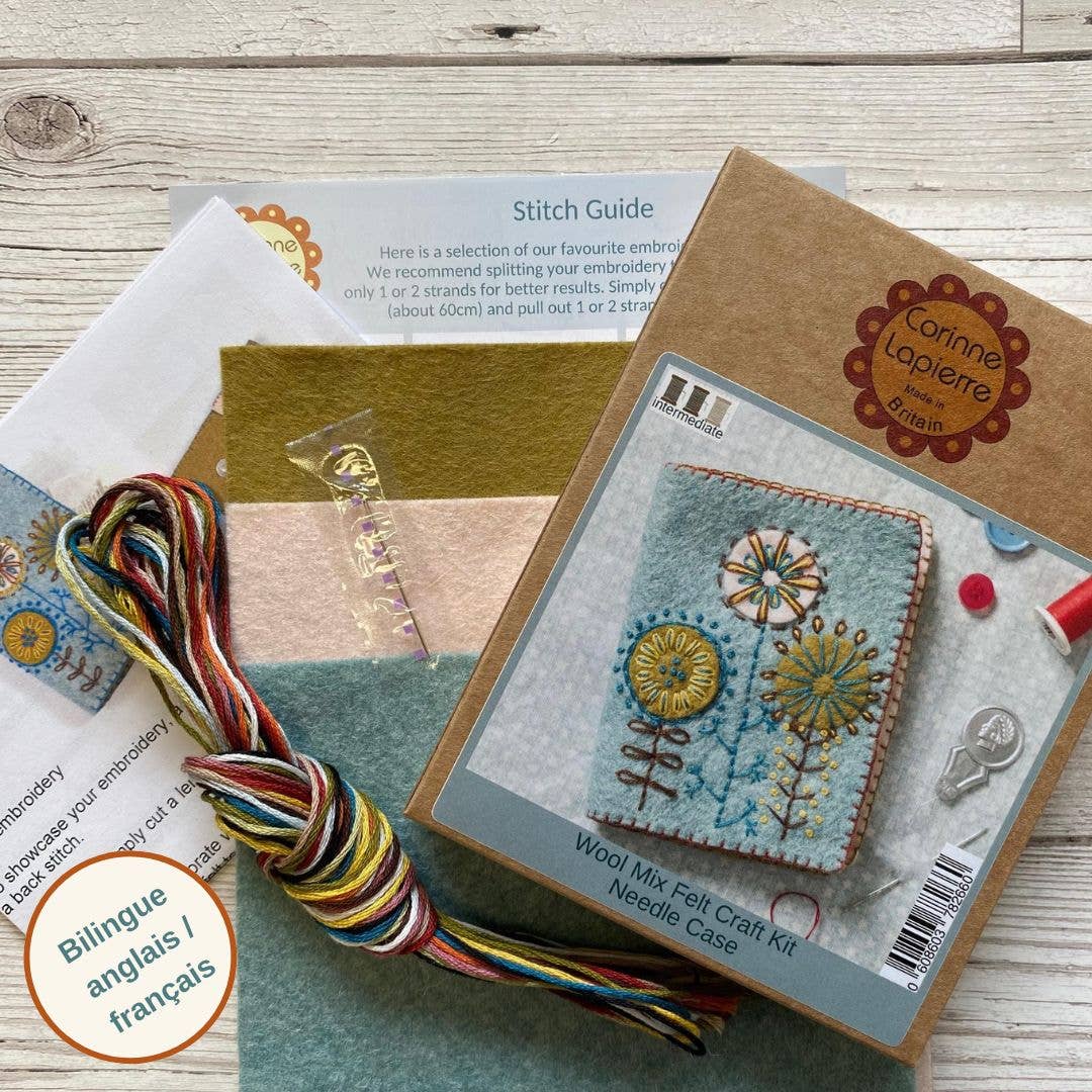 Needle Case  Felt Craft Mini  Kit: English