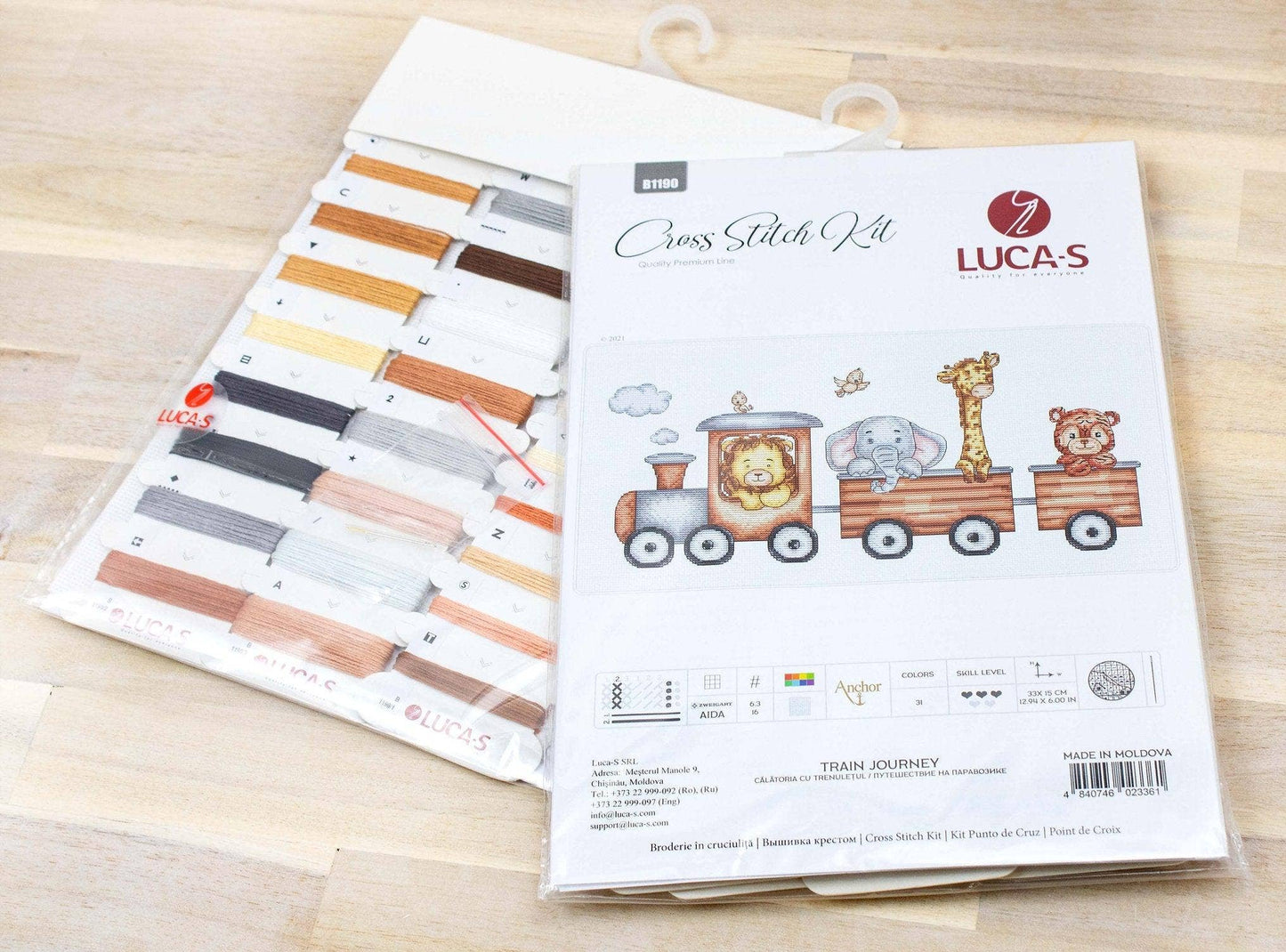Cross Stitch Kit Luca-S - Train Journey, B1190