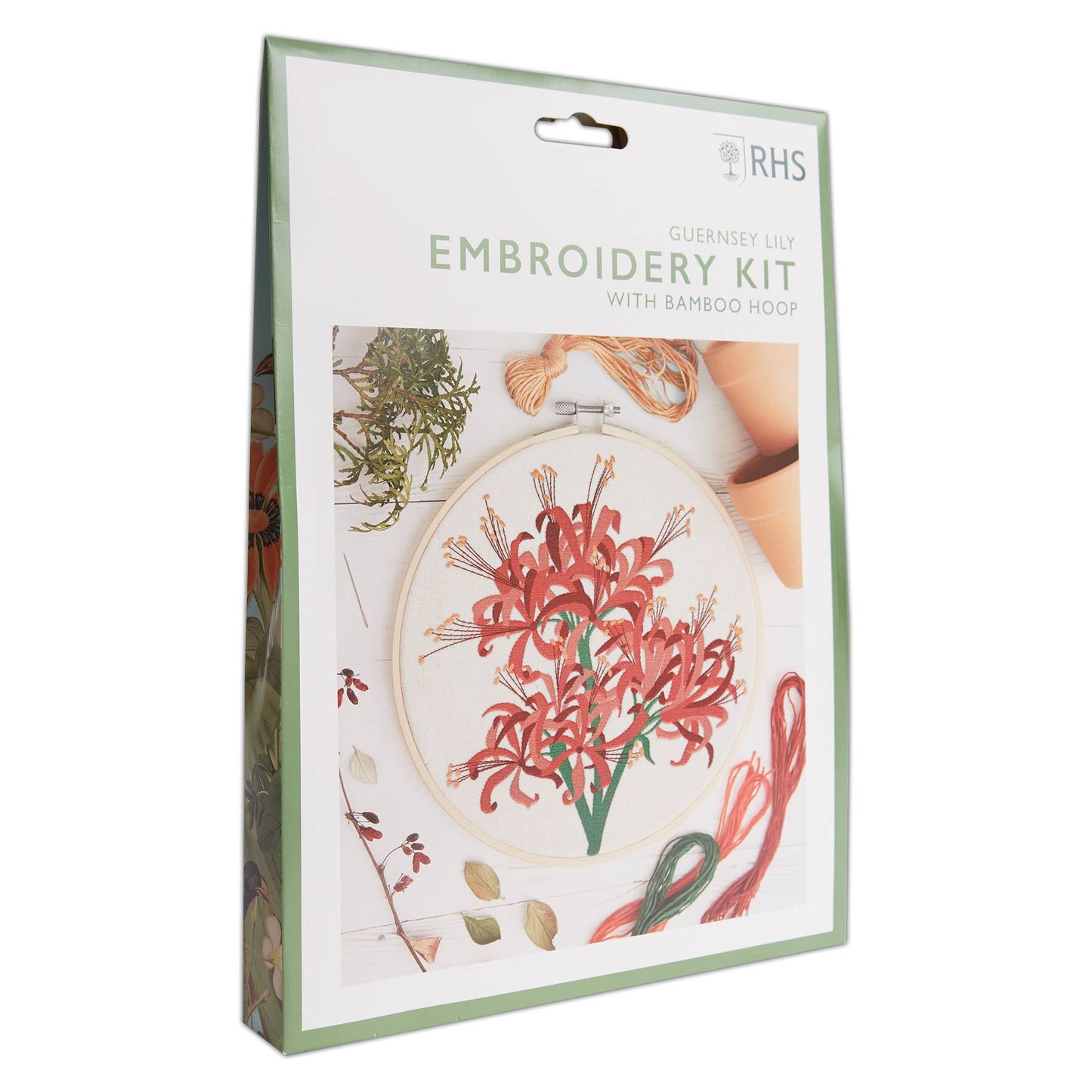Royal Horticultural Society Embroidery Hoop, Guernsey Lily