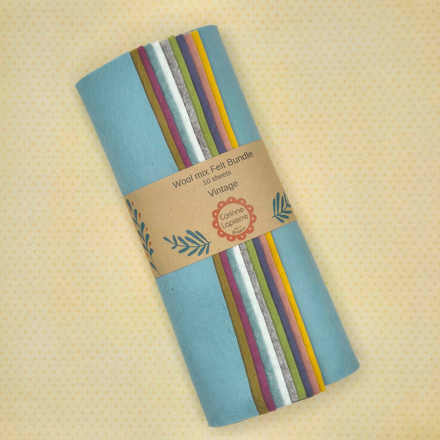 Felt Bundle of 10 Sheets - 10 themes: Bohemian