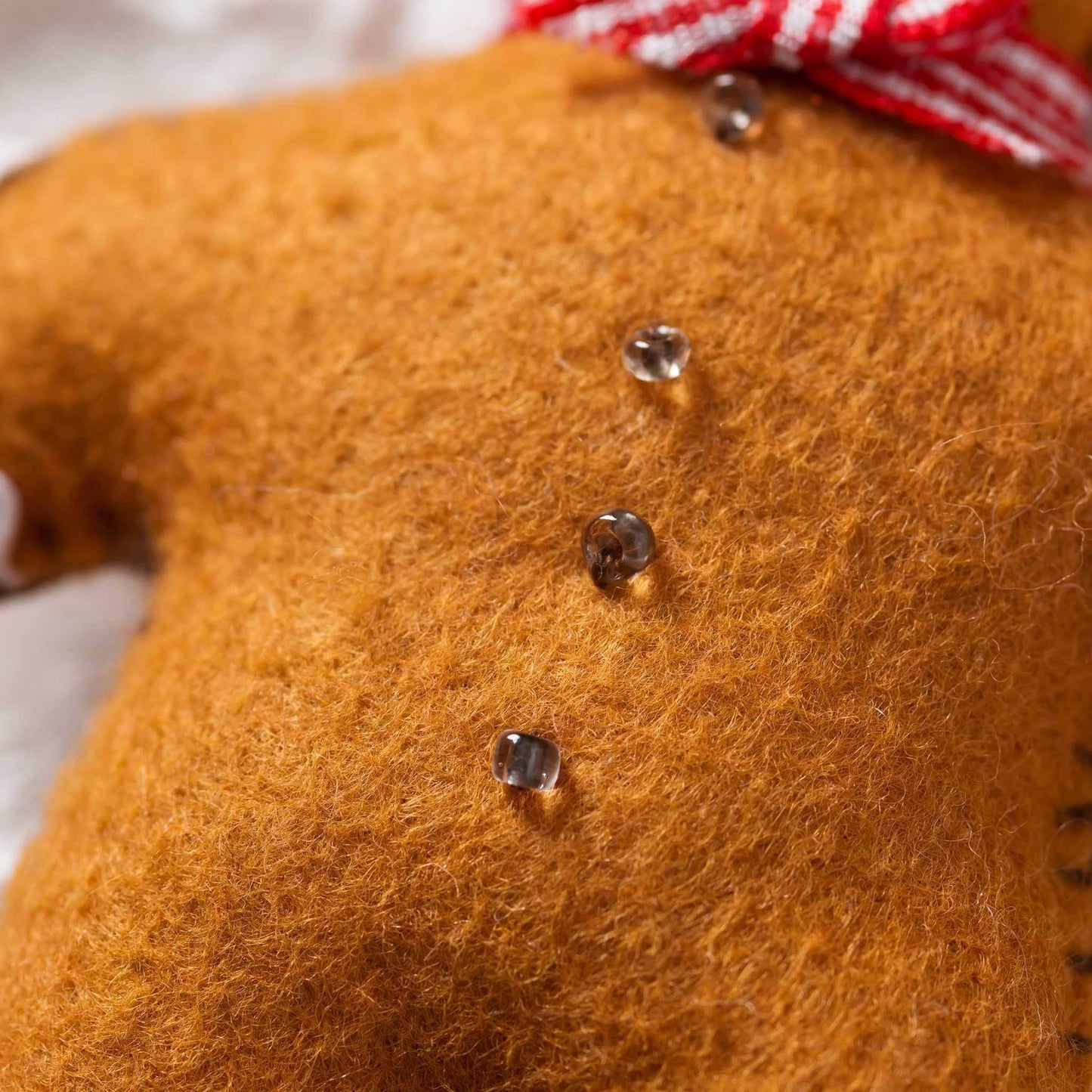 Gingerbread Man Felt Craft Mini Kit: English