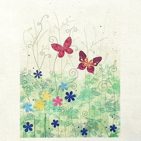 Blue Meadow embroidery stitch kit