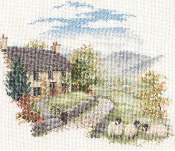 Bothy Threads Countryside - High Hill Farm cross stitch kit