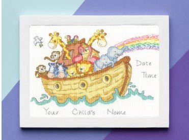 Bothy Threads Cross Stitch Kit - Baby Ark Sampler