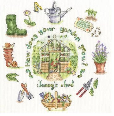 Bothy Threads How Does Your Garden Grow? Cross stitch kit