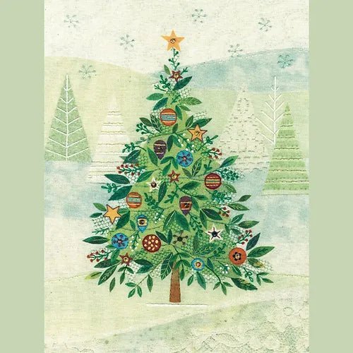 Christmas Tree Stitch Kit Beaks and Bobbins design