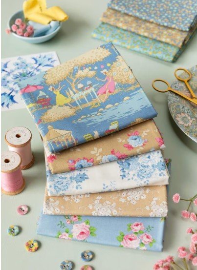 Fabric Charm Pack Sunday Brunch Assorted 40 Pieces