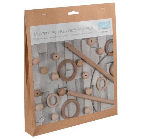 Macramé Accessories Starter Pack: 39 Pieces