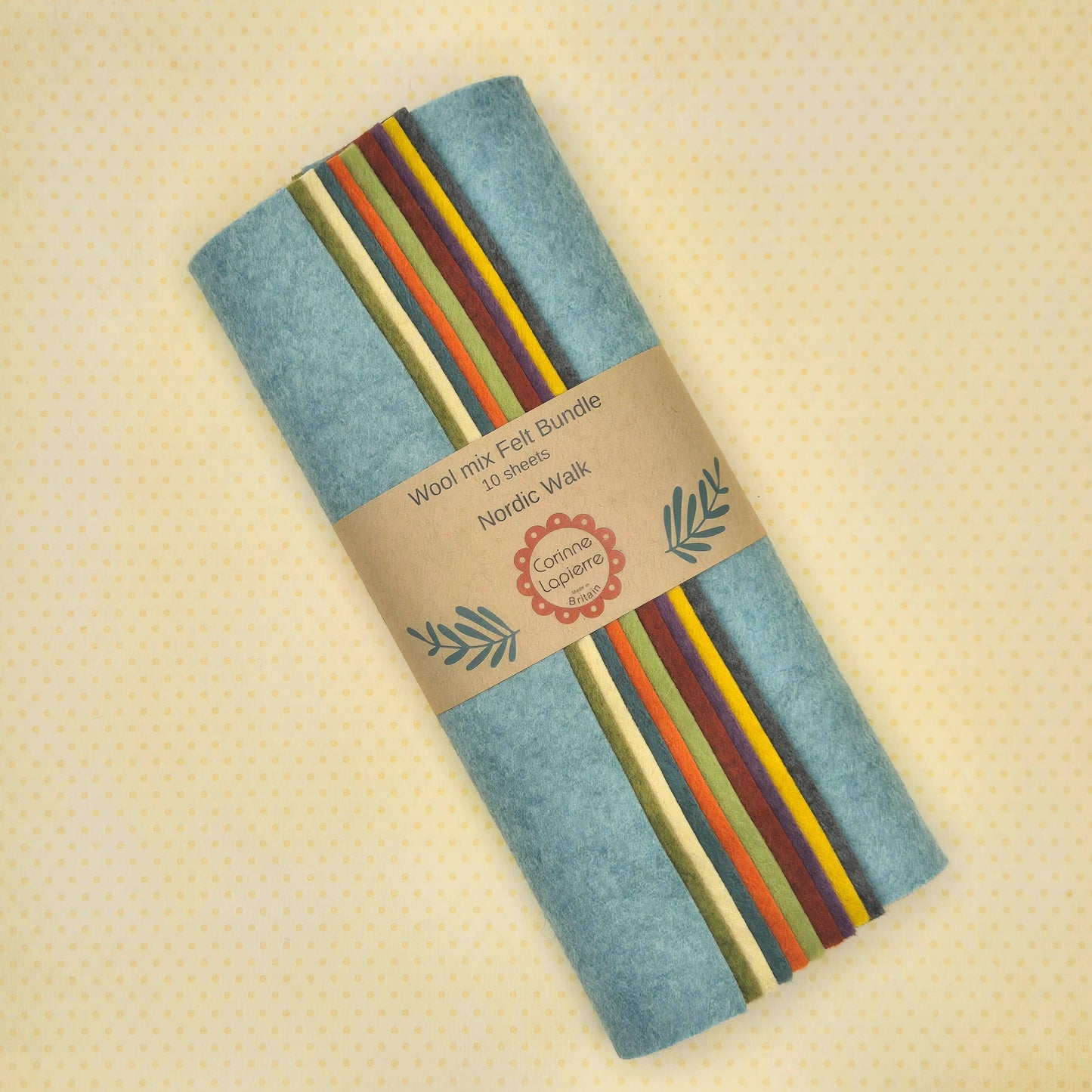 Felt Bundle of 10 Sheets - 10 themes: Bohemian