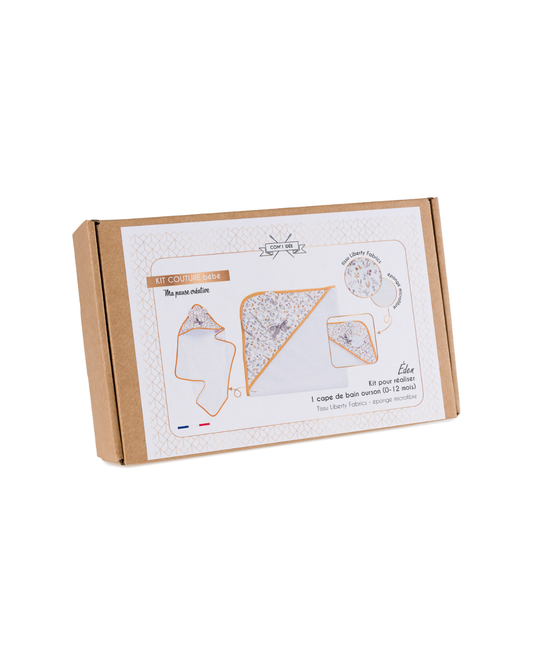 Newborn Hooded Bath Cape Kit (0–12 months) | Eden: Default Title