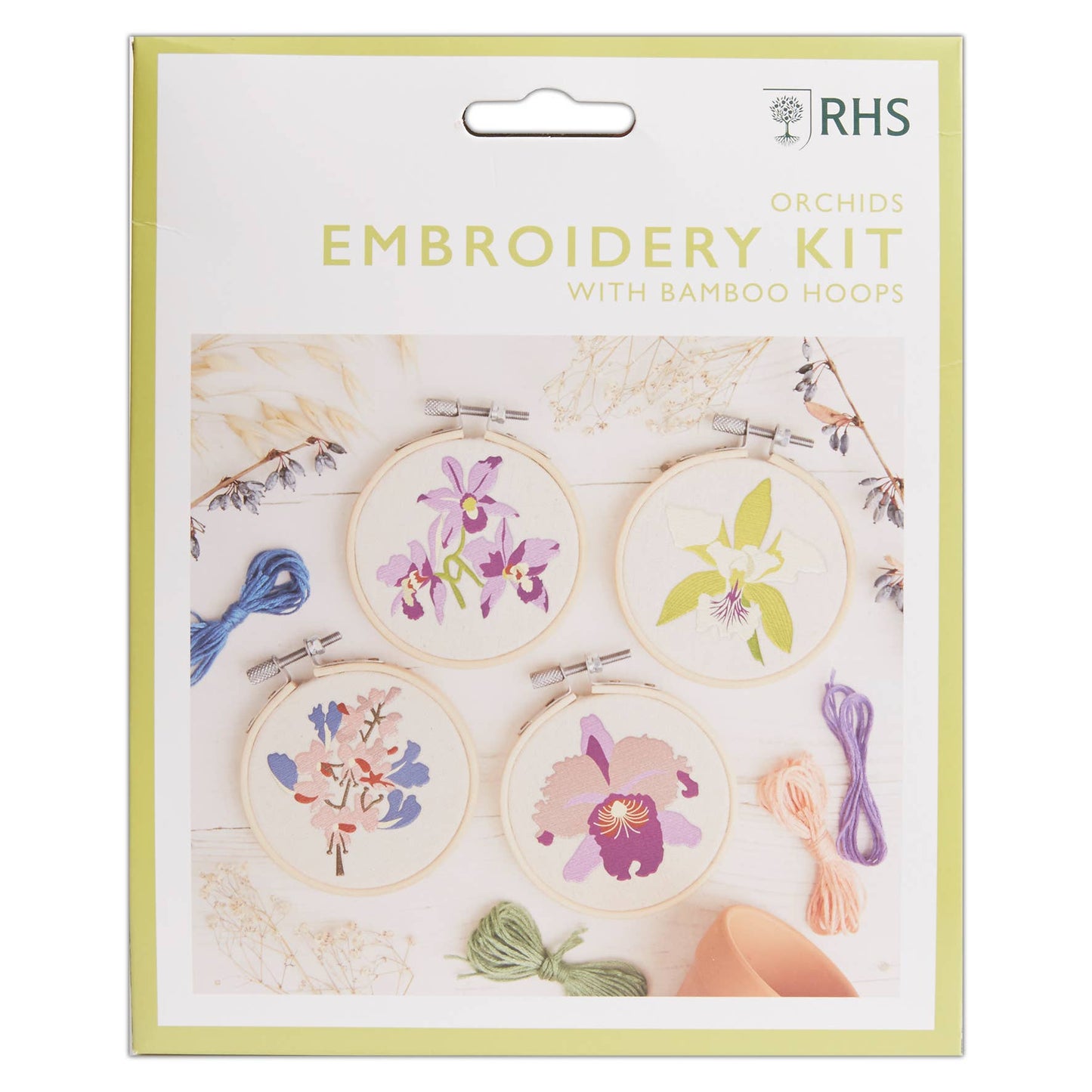 Royal Horticultural Society Embroidery Hoop Kit, Orchids