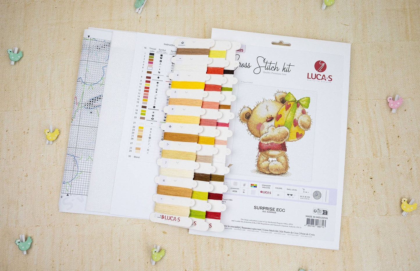 Cross Stitch Kit Luca-S - Surprise Egg, B1425