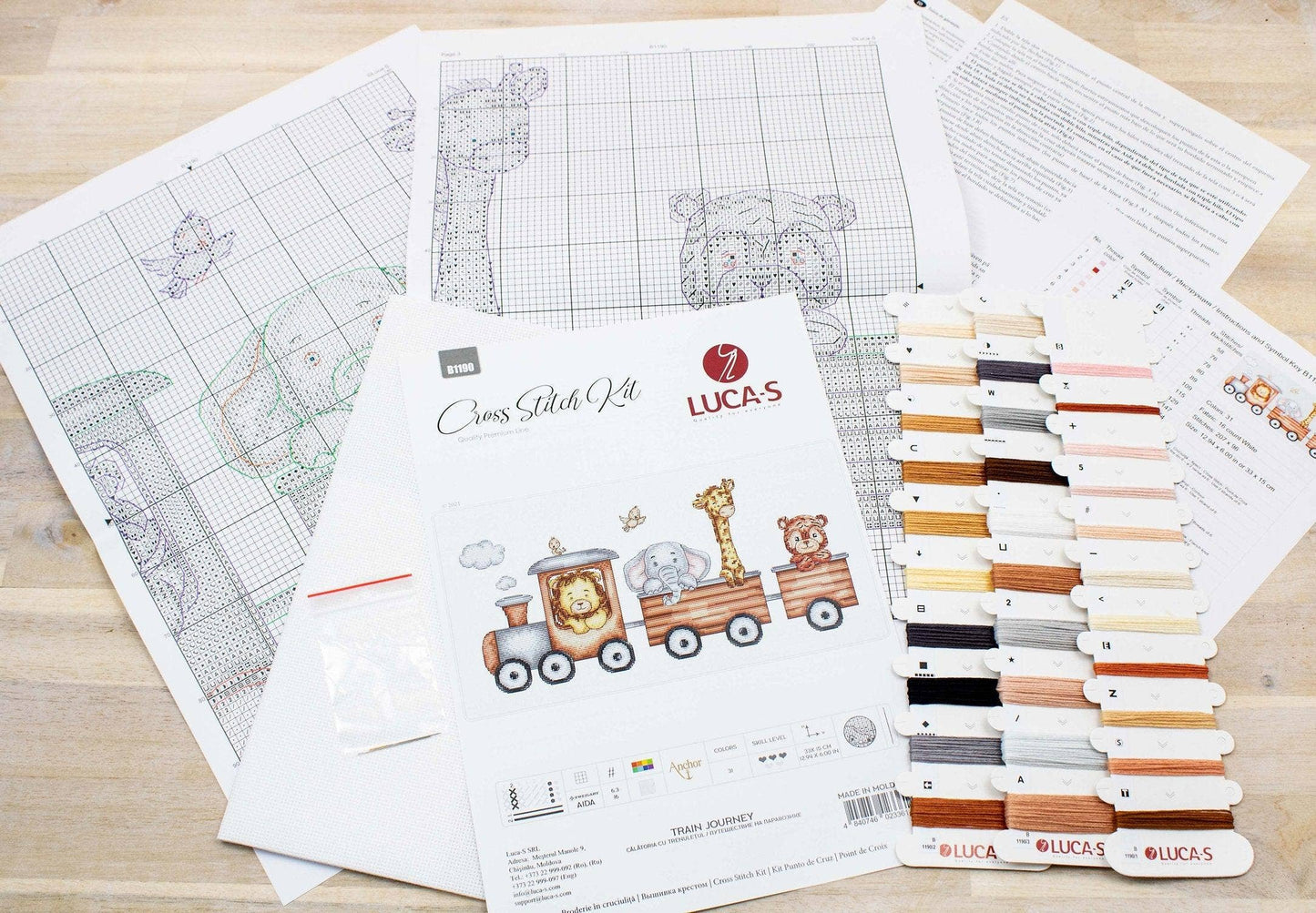 Cross Stitch Kit Luca-S - Train Journey, B1190