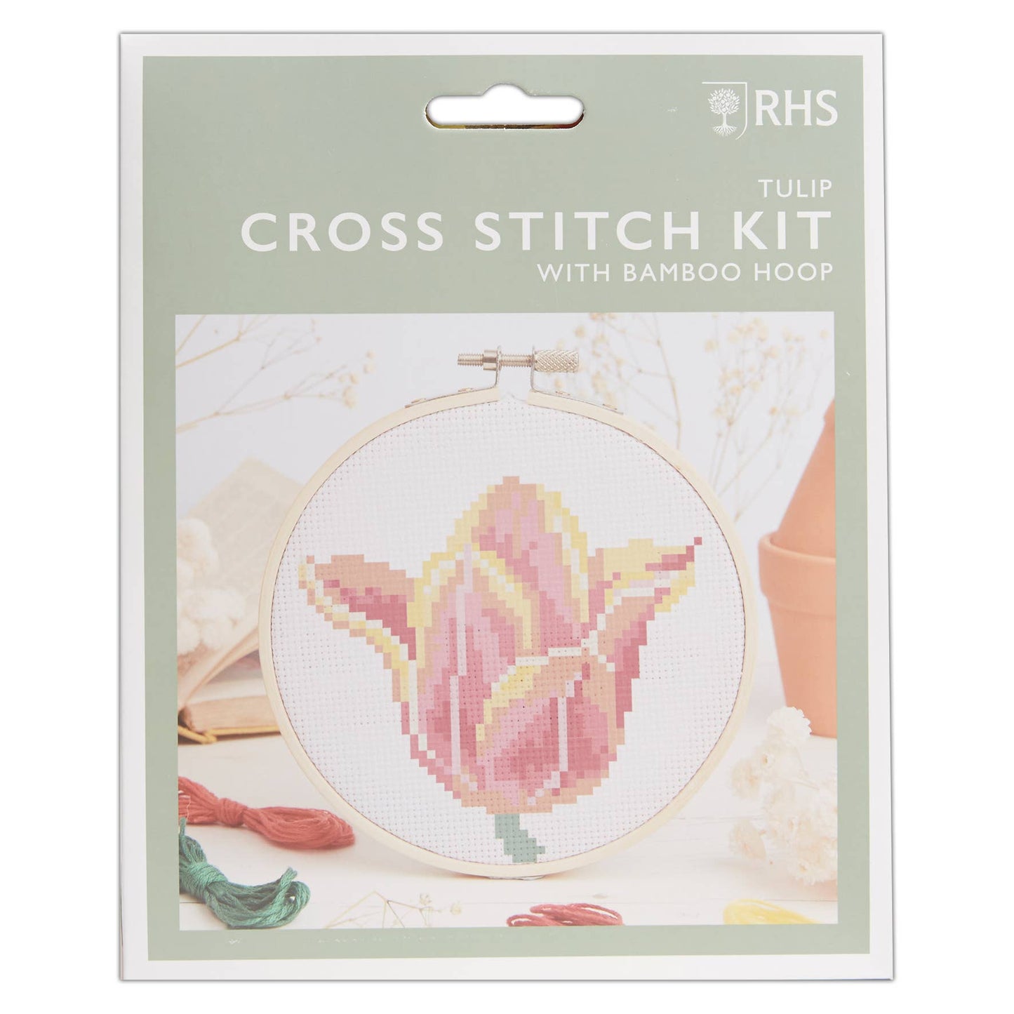 Royal Horticultural Society Cross Stitch, Tulip, 14cm