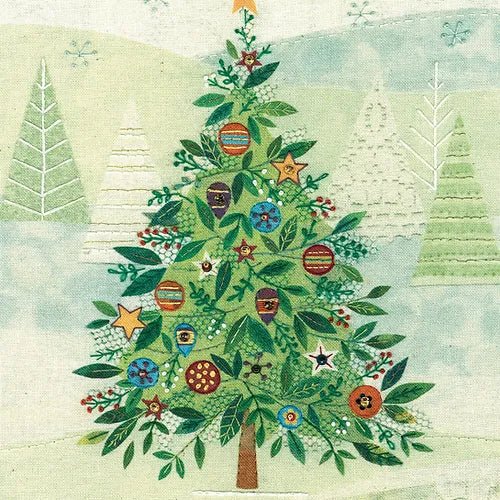 Christmas Tree Stitch Kit Beaks and Bobbins design