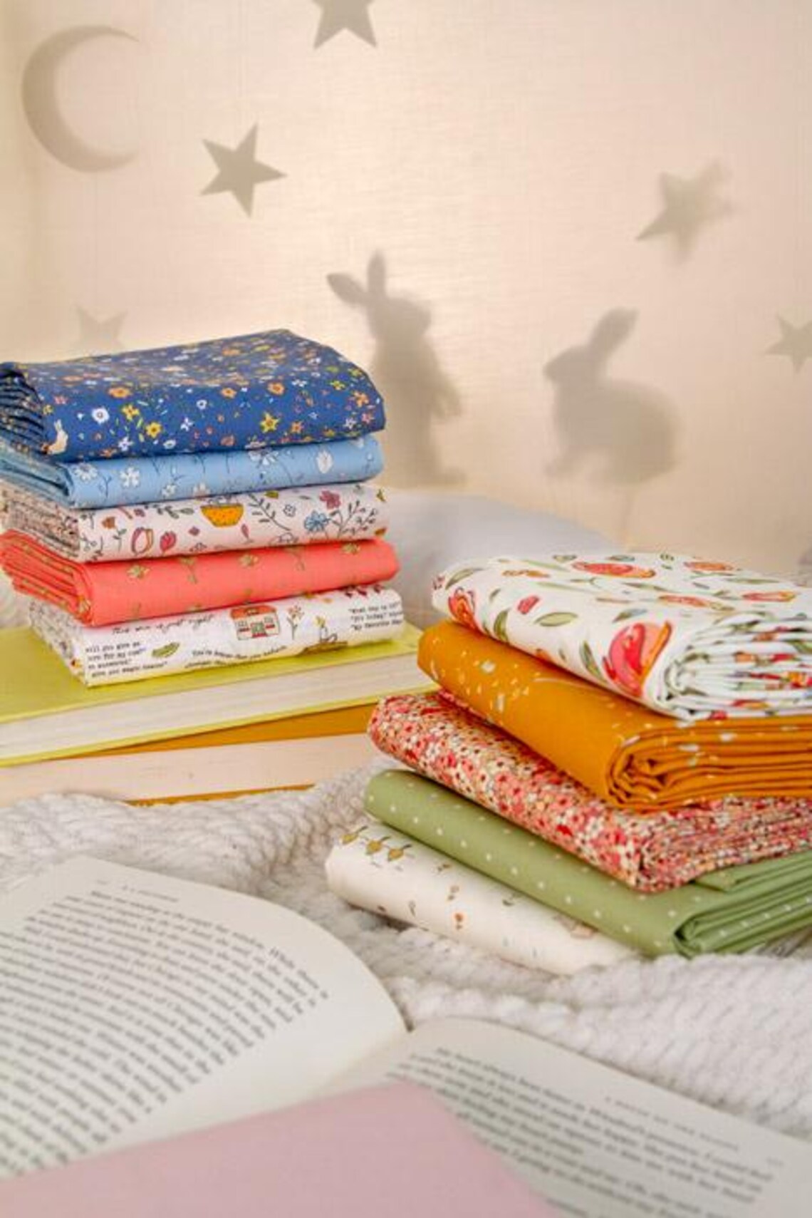 Bedtime Stories - Fat Quarter  Fabric Wonders