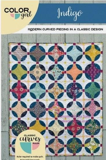 Color Girl Quilting Pattern Indigo