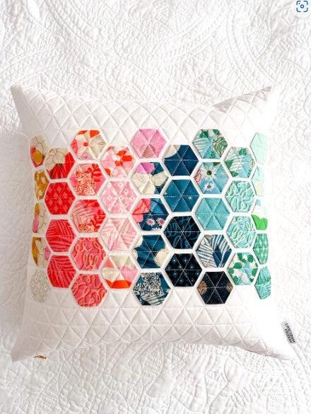 Hexie Pillow Quilt Pattern - Modern Handcraft