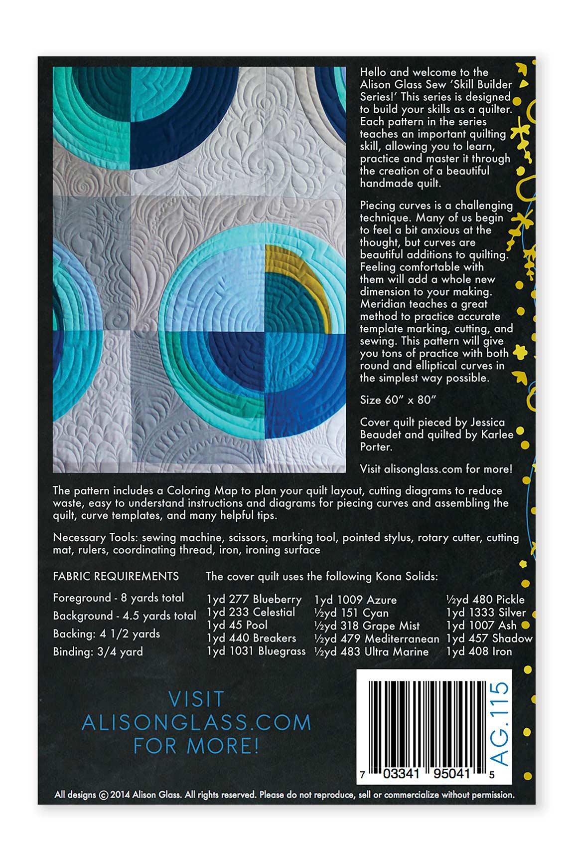 Meridian Quilt Pattern by Alison Glass